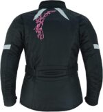 PROFIRST Women’s Motorcycle Jacket with CE Armor – Waterproof 4 Season Riding Jacket with Reflective Panels & Adjustable Fit - Image 6