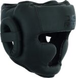 REX Boxing Headgear, MMA Martial Arts Head Gear, Made Rex Leather Muay Thai Headgear with Thick Padding