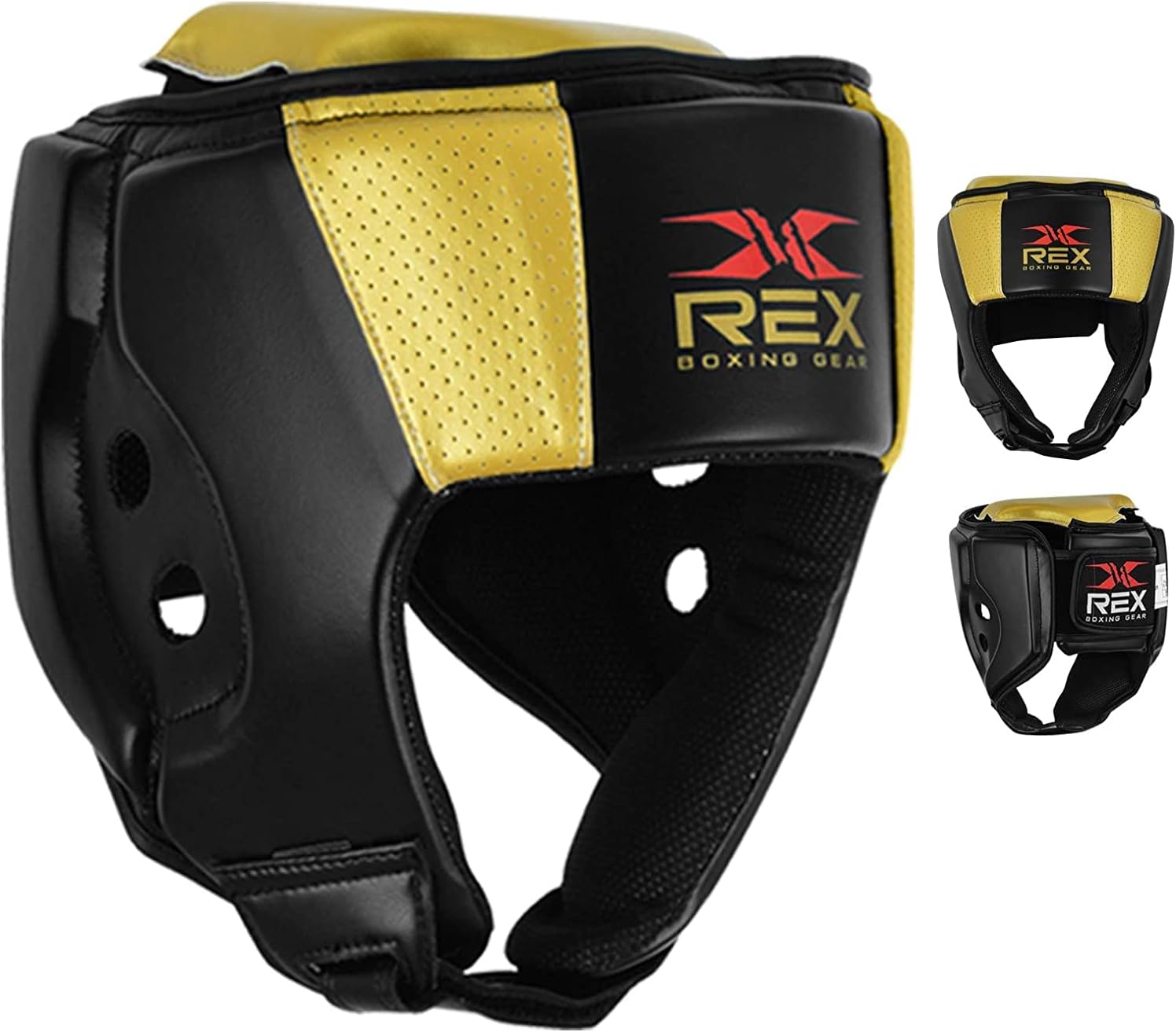 61uJ0CkKs7L._AC_SL1500_ Rex Kids Headgear for Boxing, MMA Fighting and Kickboxing Training, Cheeks, Ear Protection, Headgear for Sparring, Muay Thai, Taekwondo and Karate - Image 1