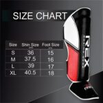 Rex Sports Shin Guards for Muay Thai, Kickboxing, MMA Fighting and Training, Instep Leg Protector Foam Pads for Martial Arts, Sparring, Protective Gear for BJJ and Boxing - Image 4