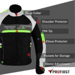 PROFIRST Motorcycle Jacket Men Waterproof with CE Armor – All Season Armored Motorcycle Riding Jacket - Image 3