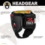 Rex Kids Headgear for Boxing, MMA Fighting and Kickboxing Training, Cheeks, Ear Protection, Headgear for Sparring, Muay Thai, Taekwondo and Karate - Image 3