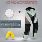 PROFIRST Motorbike Trouser Motorcycle Waterproof Removable Corduroy Textile Long Pants Armor Armored - Image 3