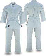 Rex Sports Karate Suit GI Aikido Training Lightweight for Kids & Adults Martial Arts Uniform with Belt
