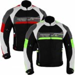PROFIRST Motorcycle Jacket Men Waterproof with CE Armor – All Season Armored Motorcycle Riding Jacket