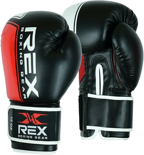 71jf64KhtyL._AC_SX569_ Rex Sports Punching Bag Gloves, Sparring Gloves, Boxing Gloves for Boxers, Boxing Wear Boxing Gloves, Training Gloves Mitts for Sparring, Kickboxing - Image 1
