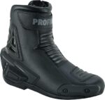PROFIRST Motorcycle Riding Boots for Men Genuine Leather Rubber Sole Sport Bikes Ankle Protective Motorcycle Shoes with Zipper TPO Protection Short Ankle - Image 3