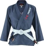 Rex Sports Brazilian Jiu Jitsu, for Men and Women BJJ Gi Grappling Kimonos Lightweight White Belt - Image 3