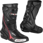 PROFIRST Water Resistant Motorcycle Riding Boots for Men Genuine Leather Sport Touring Boots with TPU Hard Protection, Reinforced Shin, and Toe Sliders