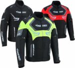 PROFIRST Men's & Women's Motorcycle Jacket, Windproof, Waterproof, Armored Riding Gear with CE Protection, All-Season