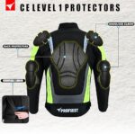 PROFIRST Men's & Women's Motorcycle Jacket, Windproof, Waterproof, Armored Riding Gear with CE Protection, All-Season - Image 6