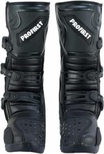 PROFIRST Genuine Leather Waterproof Motorbike Boots Off Road Adventure Touring Motorcycle Shoes High Long Ankle Casual Racing Sports Touring Cruise - Image 2